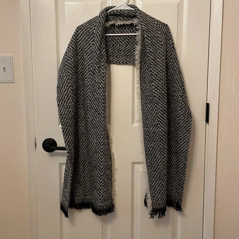 Target Merona herringbone blanket scarf